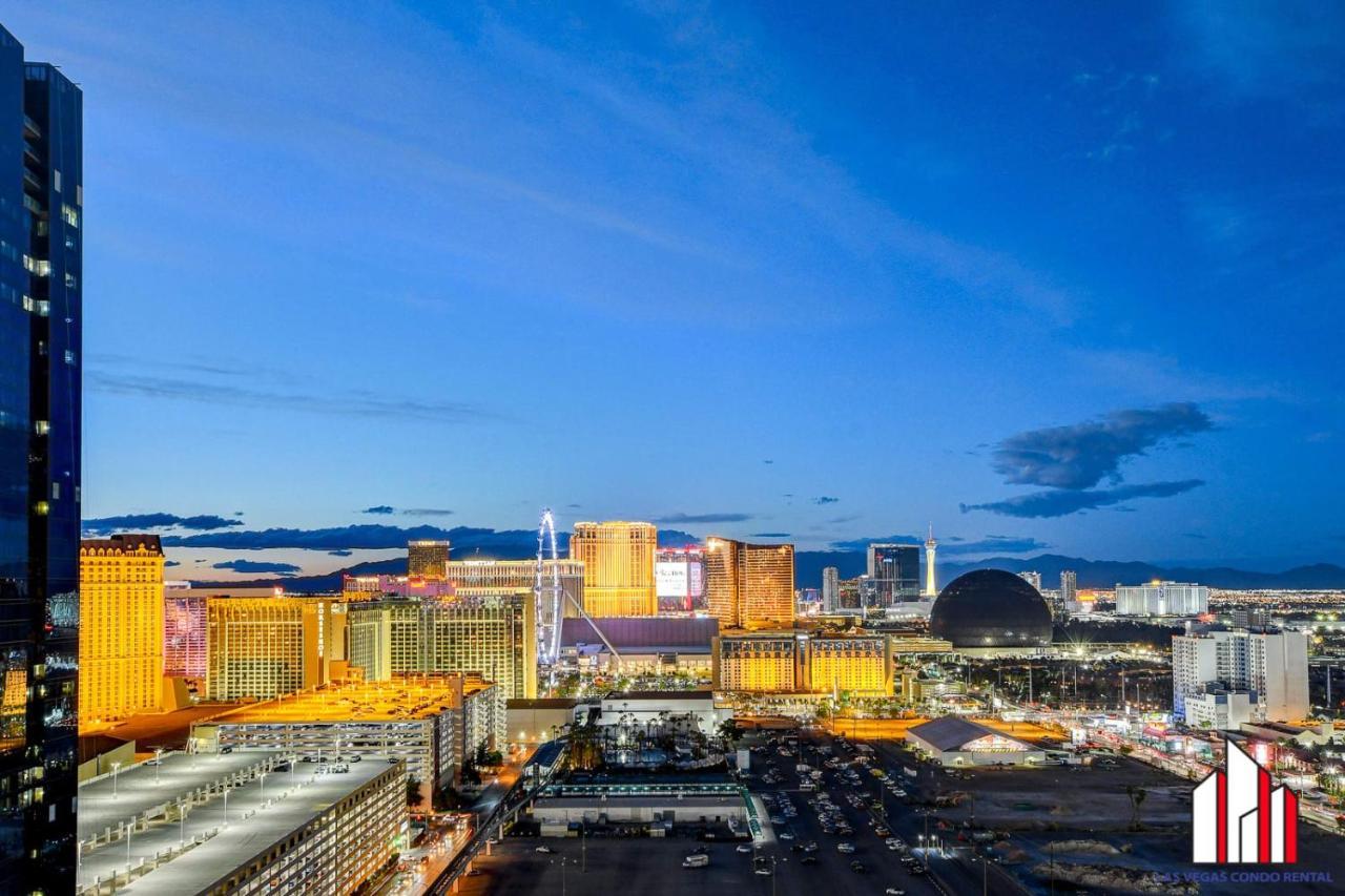 Mgm Signature-27-805 F1 Track & Strip View Balcony Las Vegas Exterior photo