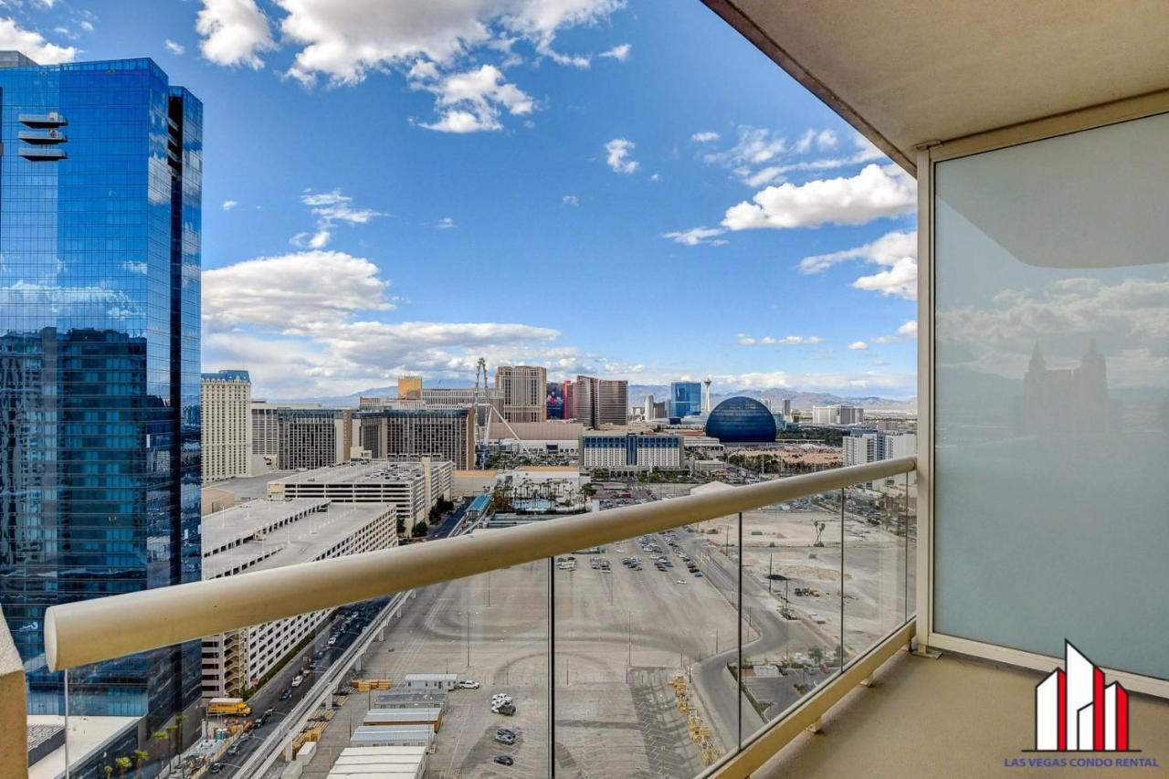Mgm Signature-27-805 F1 Track & Strip View Balcony Las Vegas Exterior photo