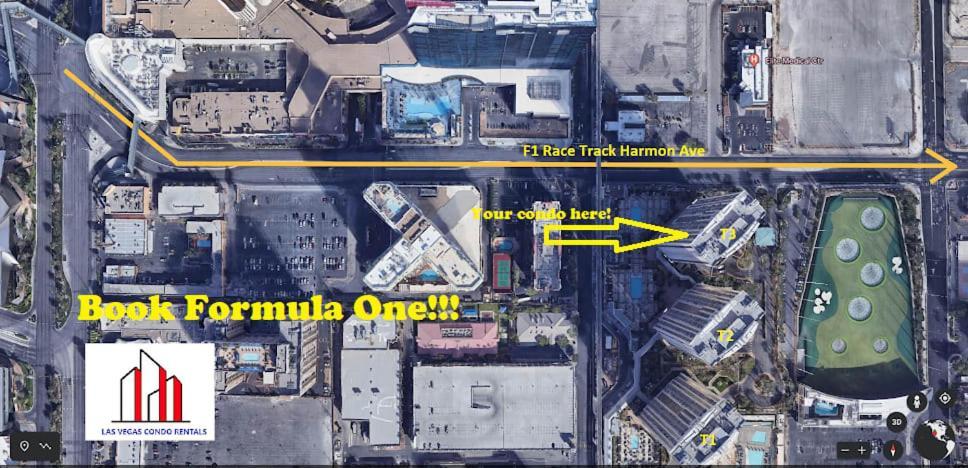 Mgm Signature-27-805 F1 Track & Strip View Balcony Las Vegas Exterior photo